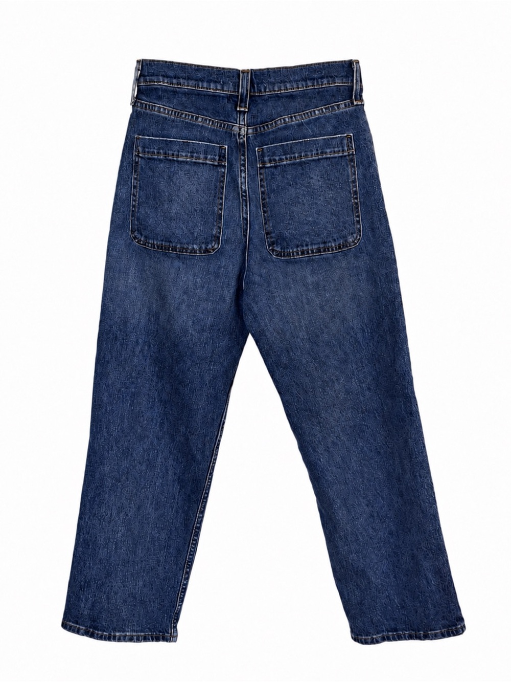 Hollister Classic Straight-Leg Men's Jeans in Dark Blue Denim